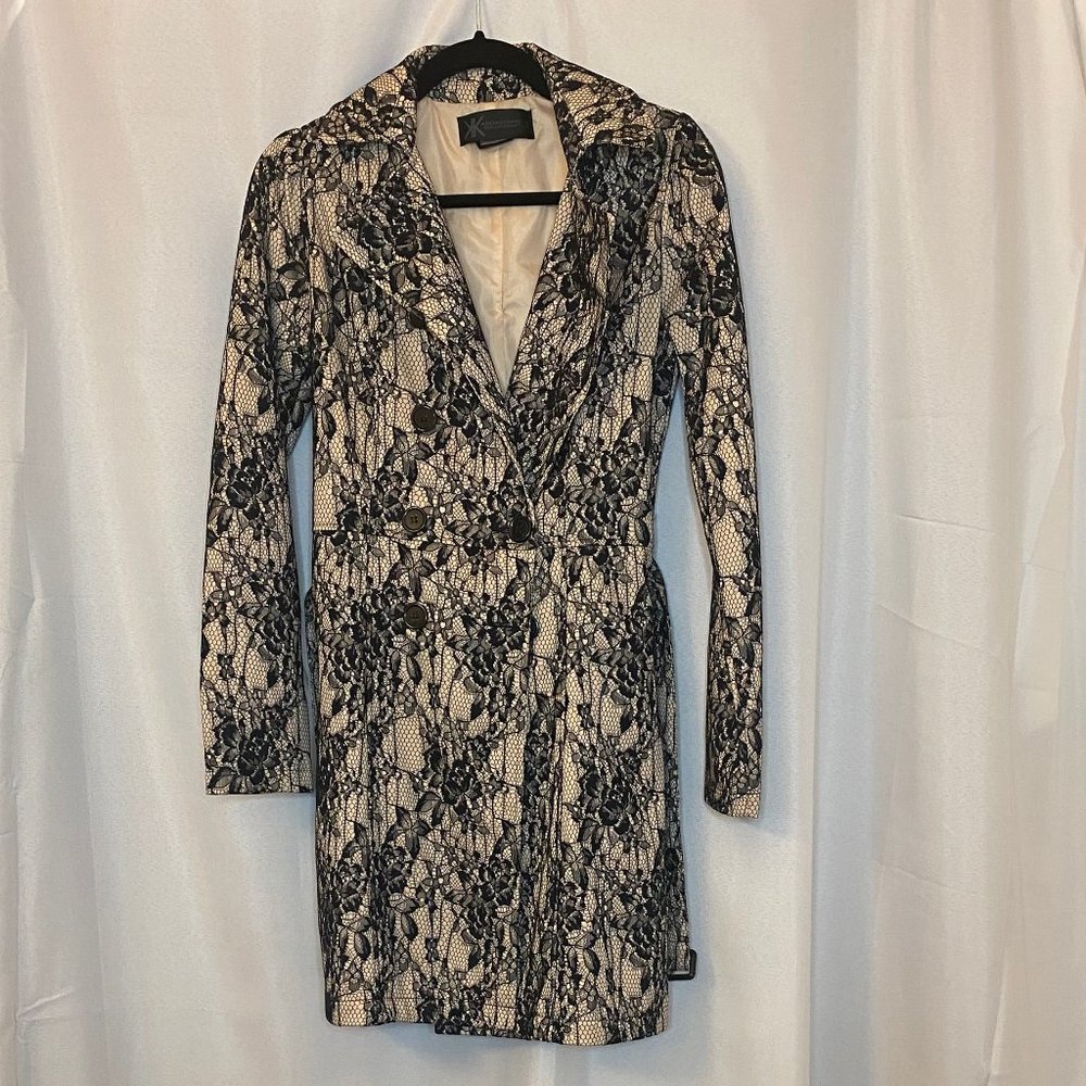 Lace Trench Coat